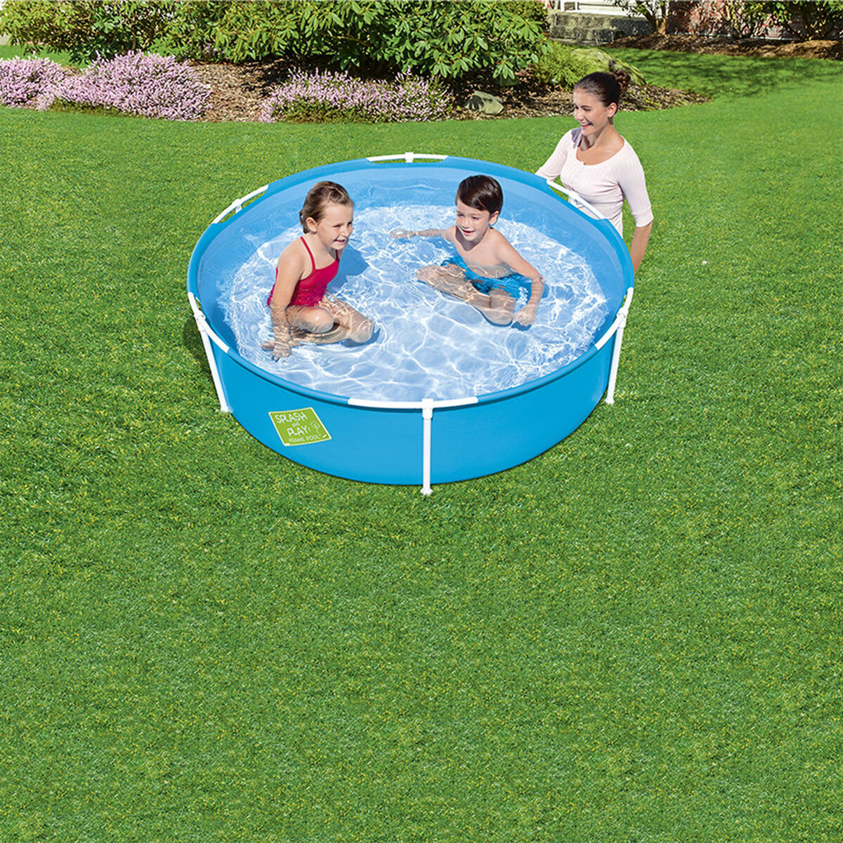 Basseng Avtagbart Bestway 152 x 38 cm 152 x 152 x 38 cm